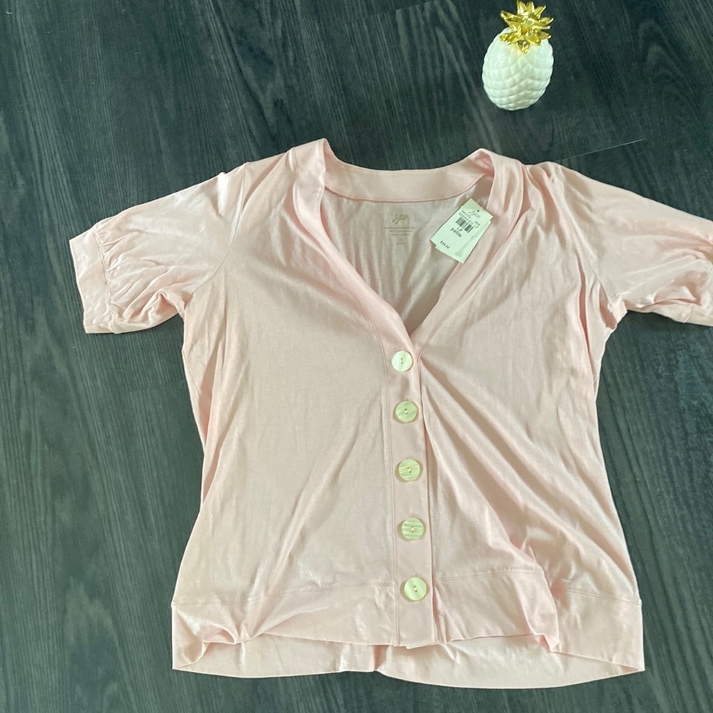 NWT🍍J.JILL BUTTON TOP🍍SIZE LP🍍T-2